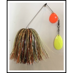Glow in the Dark Tinsel Spinnerbaits 